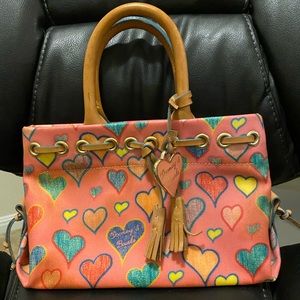Pink heart bag